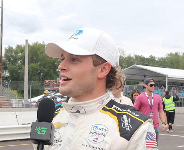 Video: Ferrucci clinches first IndyCar Pole